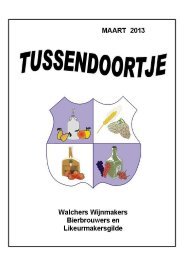 Tussendoortje maart 2013 - Walchers Gilde