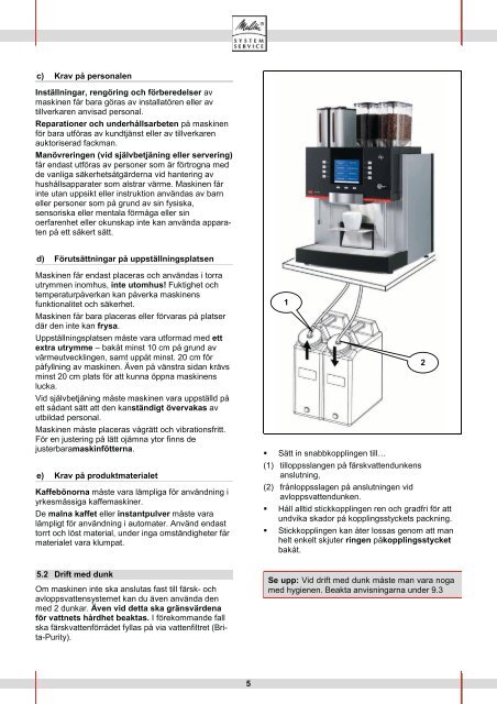 manual - Melitta aromateknik