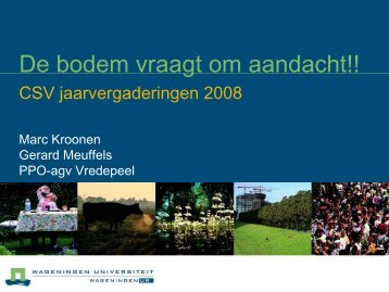 De bodem vraagt om aandacht!! - Bieten.nl