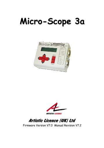 Micro-Scope 3a User Manual