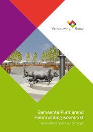 Gemeente Purmerend Herinrichting Koemarkt - BouwLokalen