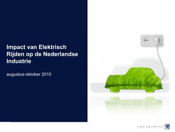 Impact elektrisch rijden op de Nederlandse industrie - Squarewise