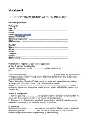 Huurcontract inkijken  Chiro Hekeko.be