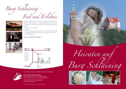 "Heiraten auf Burg Schlaining" als PDF - Hotel und ...