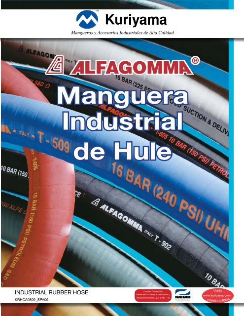 Manguera Industrial de Hule - Kuriyama of America, Inc.