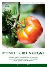 IP Sigill Frukt & Grönt 2013:1 - Svenskt Sigill