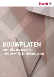 Voor elke toepassing hebben wij dé juiste oplossing - Eternit