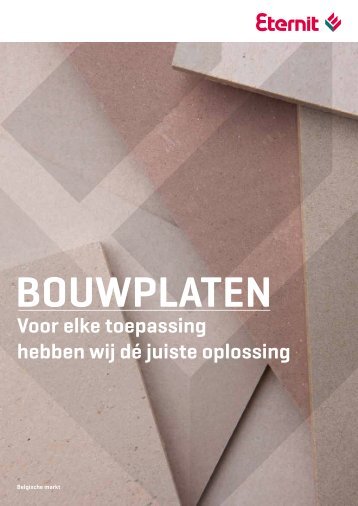 Voor elke toepassing hebben wij dé juiste oplossing - Eternit