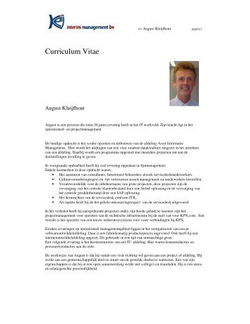 download CV - Keij interim management BV