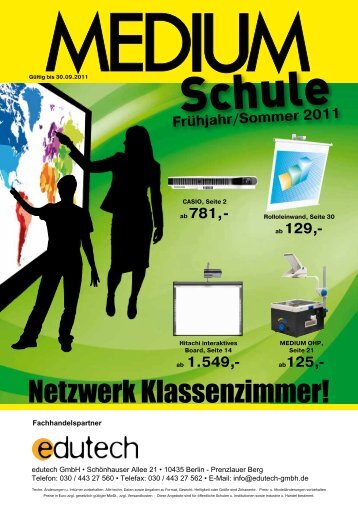 Info Flyer als PDF herunterladen - edutech Gmbh