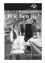 Brochure Wie ben jij? PM - Stichting Humanitas