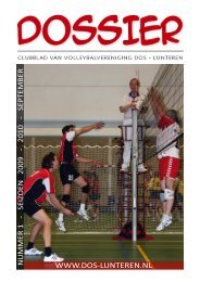 Download - Volleybalvereniging DOS Lunteren