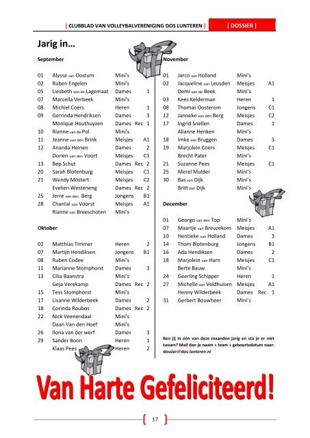 Download - Volleybalvereniging DOS Lunteren