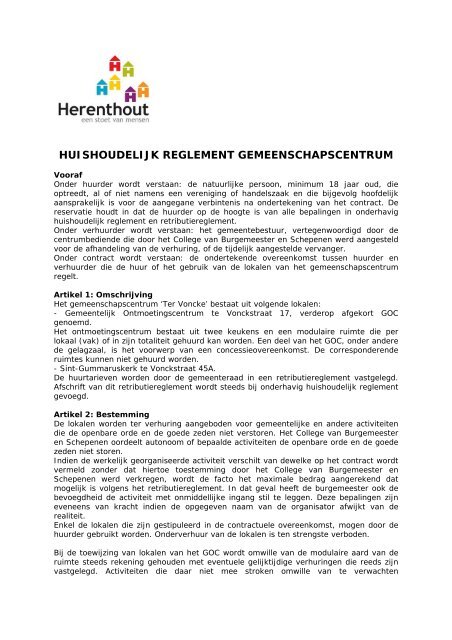 Download huishoudelijk reglement GC Ter Voncke - Herenthout.be