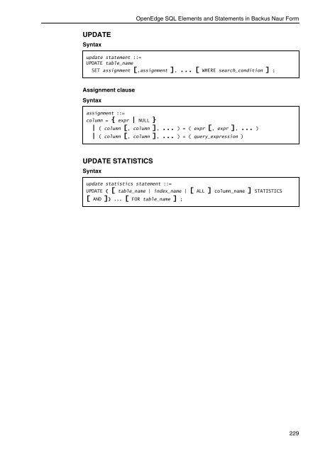 Openedge Data Management: SQL Reference - Product ...