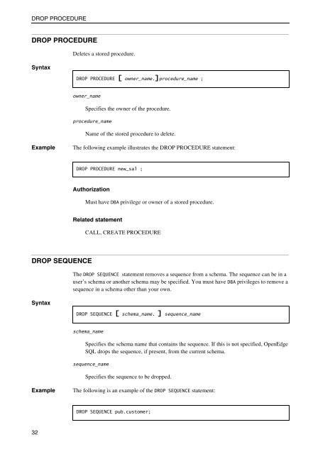 Openedge Data Management: SQL Reference - Product ...