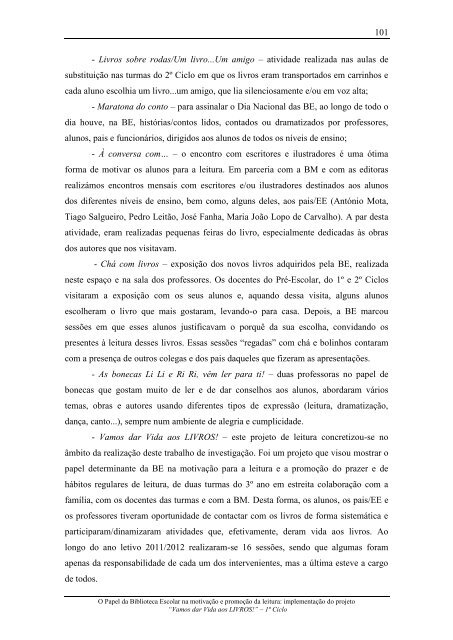 Projeto - Vamos dar Vida aos Livros - Lúcia Morgado - 2012.pdf