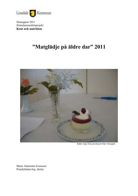 Matglädje på äldre dar 2011 av Maria Almström ... - Ljusdals kommun