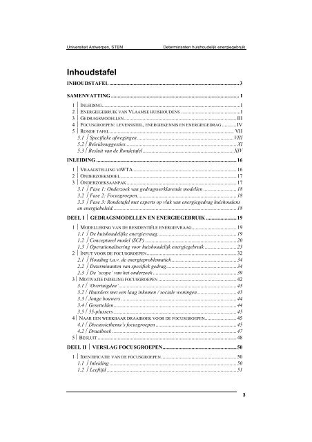 Determinanten huishoudelijk energiegebruik - Instituut Samenleving ...