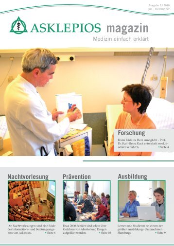 "Asklepios magazin" - Medizin einfach erklärt (Pdf-Datei; ca