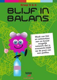 Blijf in balans - Techniek Toernooi