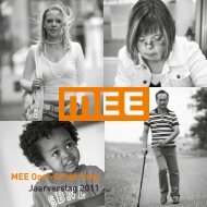 MEE Oost-Gelderland Jaarverslag 2011