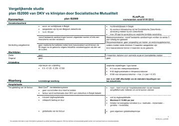 hospitalisatieverzekering Socialistische mutualiteit - Verzekeringen ...