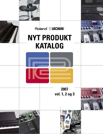 NYT PRODUKT KATALOG - Musik med mere