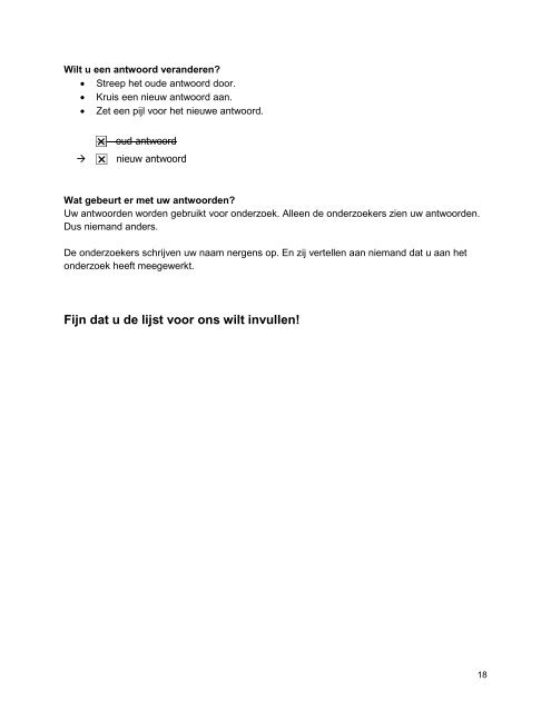 Medical Consumption Questionnaire FEBRUARI 2013