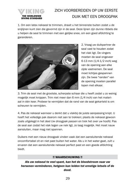 gebruikershandleiding van het droogpak - Ansell Protective Solutions