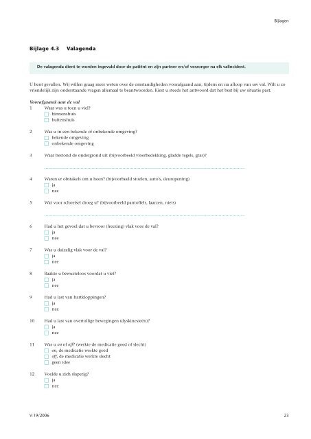 KNGF-richtlijn Parkinson - ParkinsonNet