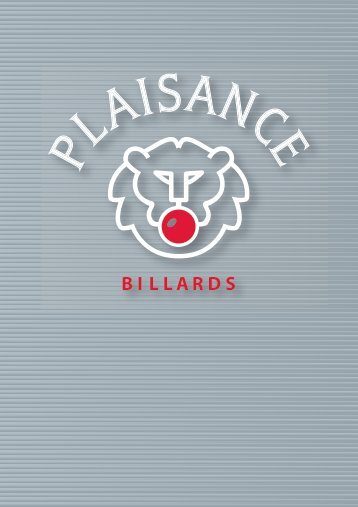 catalogue des billards Plaisance - Billard CFBL