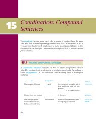 Coordination: Compound Sentences - WW Norton & Company