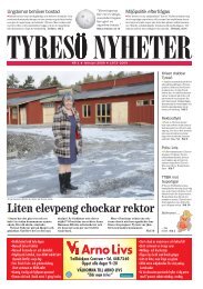 Nr 1 2009 - Tyresö Nyheter