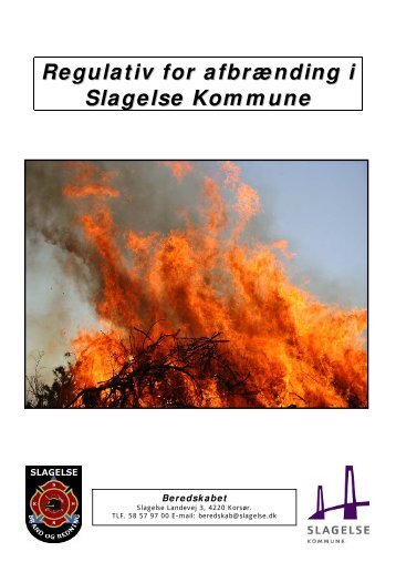 Afbrændingsregulativ for Slagelse Kommune