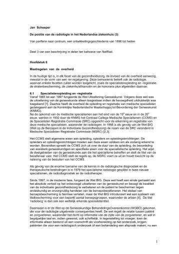 Deel 3 - Nederlandse Vereniging voor Radiologie