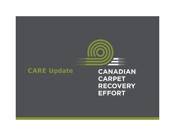 Canadian Carpet Recovery Effort Update