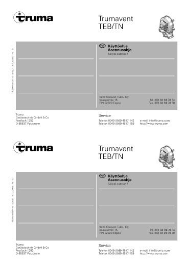 Trumatic TEB+TN - Kehä Caravan Tukku Oy