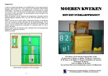 Brochure moerkweek met aangezogen teeltlarfjes. - Base