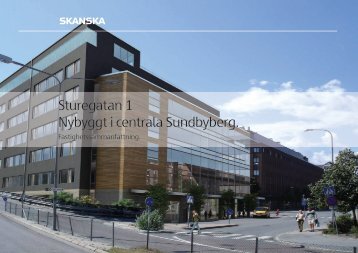 Sturegatan 1 Nybyggt i centrala Sundbyberg. - Skanska