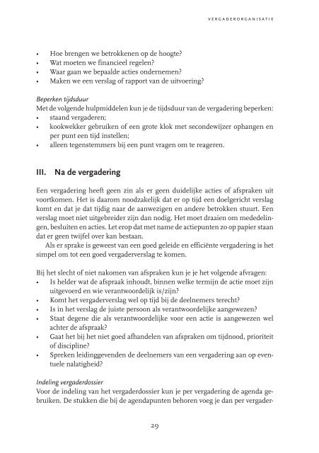 Vergaderingen... REGEL JE ZO! - Management Support