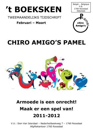 Zondag 4 maart - t Boeksken - Chiro Amigo's Pamel