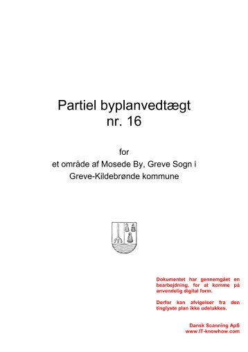 Partiel byplanvedtægt - Lundemosegaard