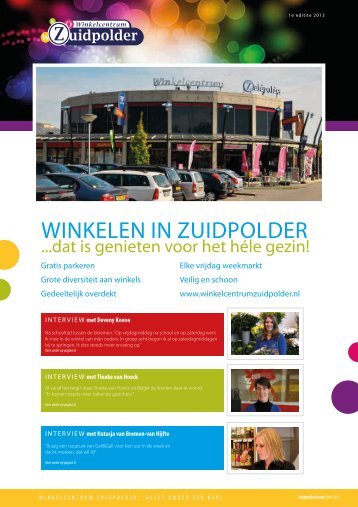 1e editie 2013 in PDF - Winkelcentrum Zuidpolder