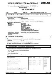 Mikro Quat NF Veiligheidsinformatie - Wola