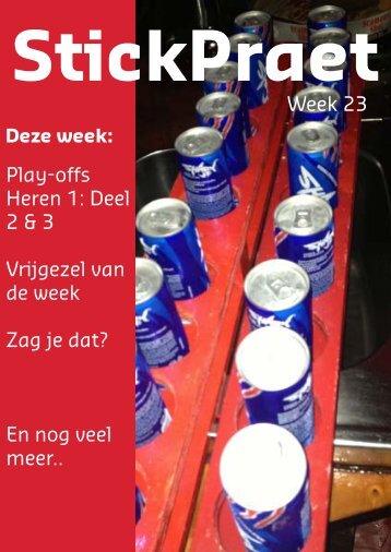 Play-offs Heren 1: Deel 2 & 3 Vrijgezel van de week Zag je ... - USHC