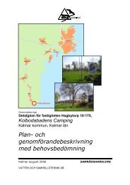 Plan- och genomförandebeskrivning med ... - Kalmar kommun
