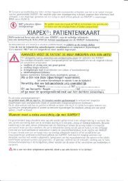 Download hier de Xiapex Patiëntenkaart - Care To Move
