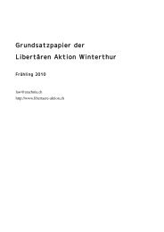 Grundsatzpapier der Libertären Aktion Winterthur