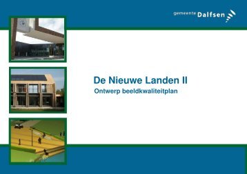 Beeldkwaliteitplan De Nieuwe Landen II - Gemeente Dalfsen